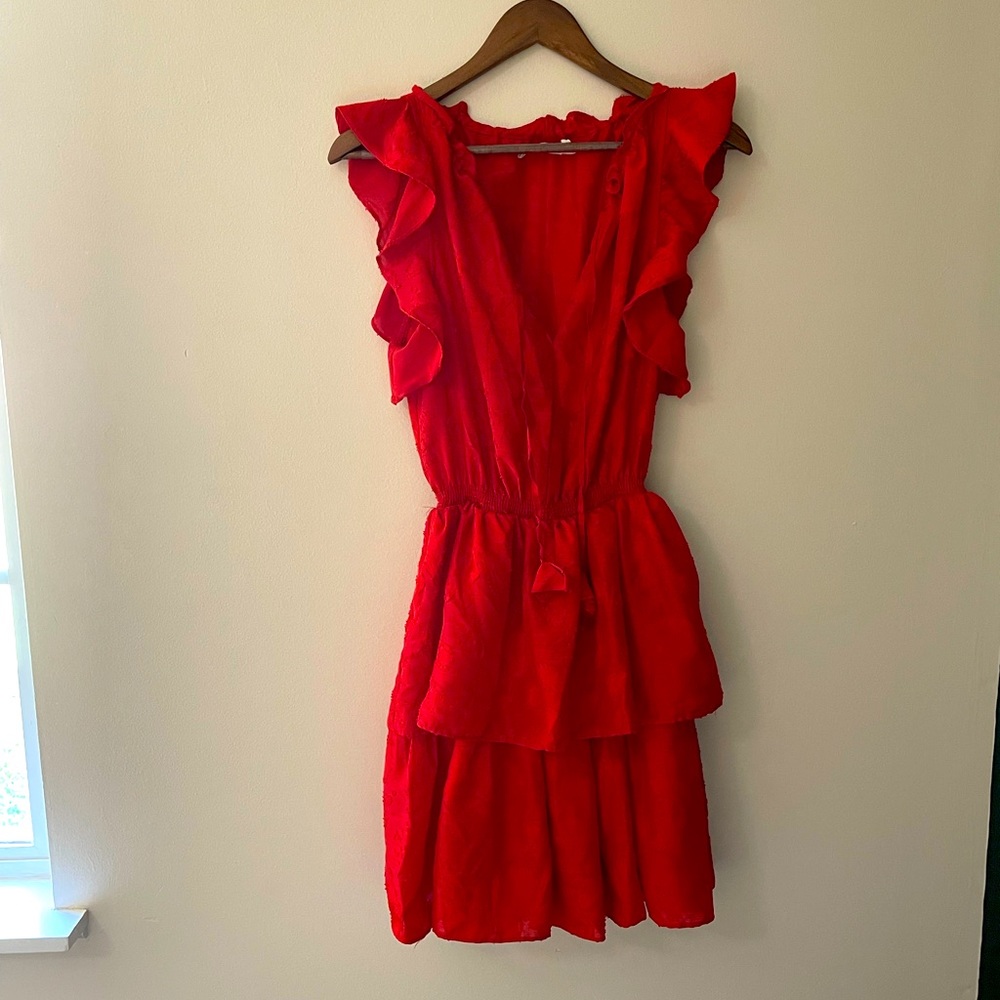 GORGEOUS RED SUMMER DRESS